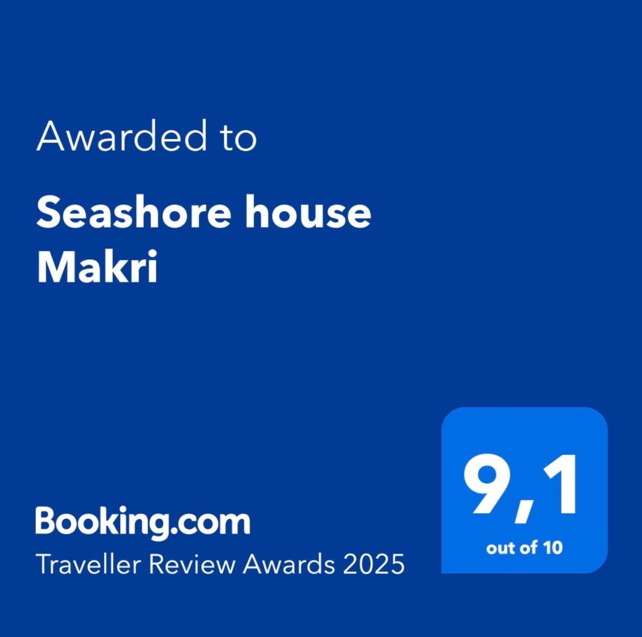 Seashore House Makri Agia Paraskevi  Exteriér fotografie
